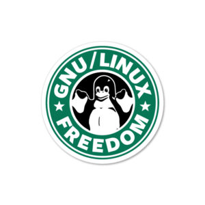 GNU Linux Freedom Sticker Adesivo