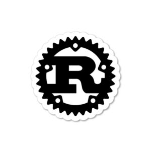 Rust sticker adesivo
