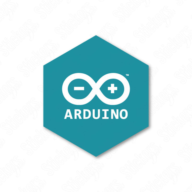 Arduino Hexa sticker adesivo - Stickers Devs