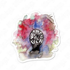 Woman Tech Silhoueta sticker adesivo