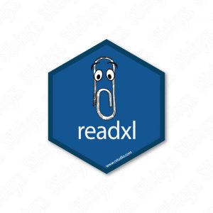 Readxl RStudio hex sticker adesivo
